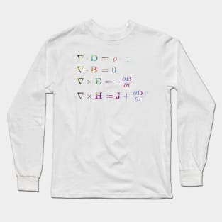 Maxwell's equations Long Sleeve T-Shirt